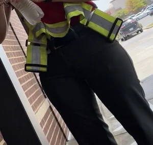 Sexy Chick-Fil-A employee with wide hips & plump booty!