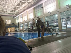 Hot girls at the swimming pool