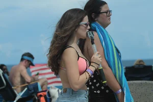 Candid Florida beach and bikini girls