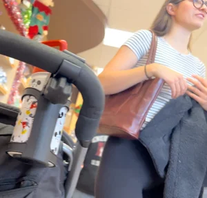 Tall Brunette at The Candy Store