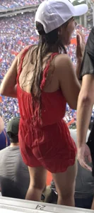College gal at football game VTL
