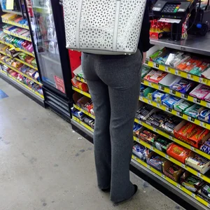 Gray pants professional girl (OC)