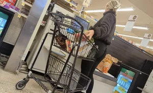 Phat ass at self checkout  / Not OC