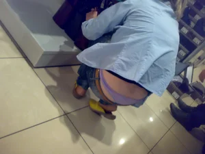 Huge collection of whale tails, ass cracks and panty peeks in public