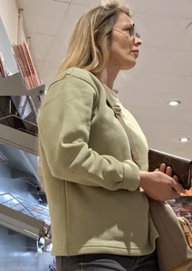 Sexy milf with resting bitch face