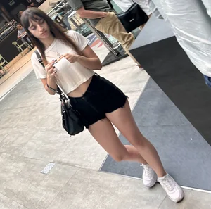 Argentinian with amazing ass in a shopping mall