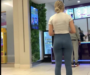 Blonde Tight Bubble Ass  Not OC