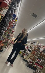 Cute blonde with a tight ass