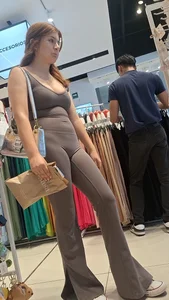 Hard VPL in brown one piece