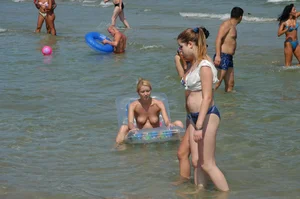 Sexy girls on nude beach Promorsk in Bulgaria