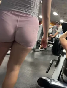 Dirty blonde college girl has got it all (Ass, Tits, VPL, wedgie)