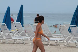 Beach and bikini girls