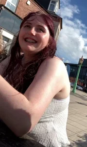 Windswept Smiley Women With Dyed Hair (Face Shots + Ass)