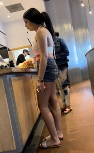 Mexican chick dressed up very slutty for us