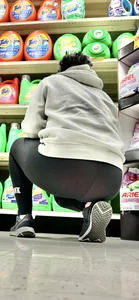 Lady w nice cheeks+VPL to match in slight transparency‼️
