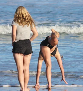 Mix of candid girls at the beach and in bikinis