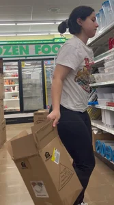 Cute Bare-Faced College PAWG with VPL on HEAVY ASS