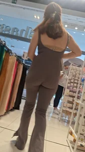 Hard VPL in brown one piece