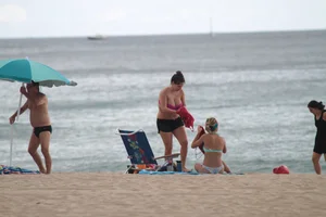Florida beach and bikini girls