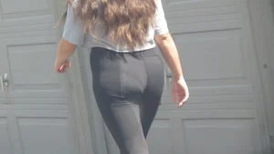 Teen VPL Black Tights