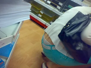 Huge collection of whale tails, ass cracks and panty peeks in public