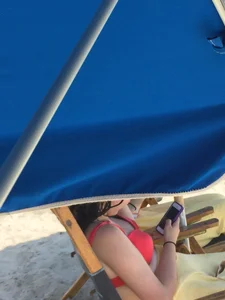 Candid beach and bikini babes
