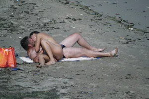 Continesti nude beach girls in Romania