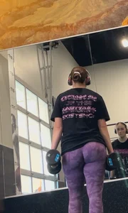 Purple Camo Leggings