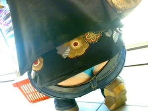 Huge collection of whale tails, ass cracks and panty peeks in public