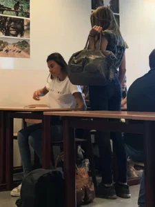 Candid teen schoolgirl