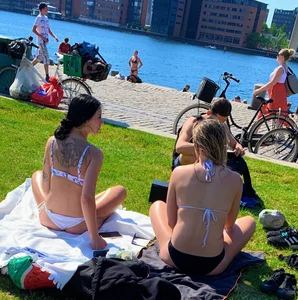 Beach girl Copenhagen