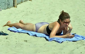 Candid beach girls
