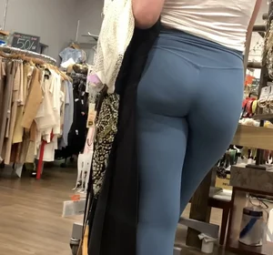 Blonde Tight Bubble Ass  Not OC