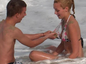 Beach and bikini nip slips