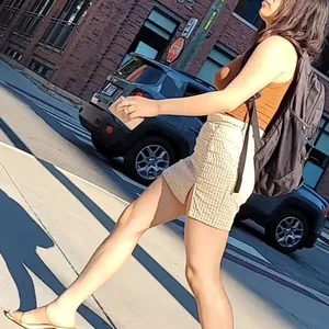 Sexy latina in skirt