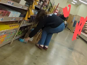 Cutie w/ a little booty Trader Joes white girl jeans