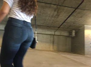 Fat ass in jeans :)