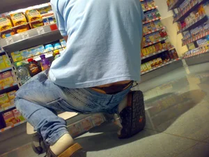 Huge collection of whale tails, ass cracks and panty peeks in public