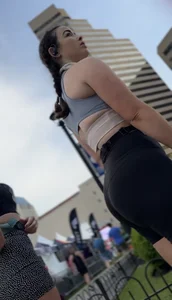 I’m back with a banger! Sexy thick pawg in Lulu biker shorts
