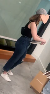 Ass in blue jeans pt1