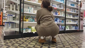 Jiggly Bubble Butt VPL Wedgie