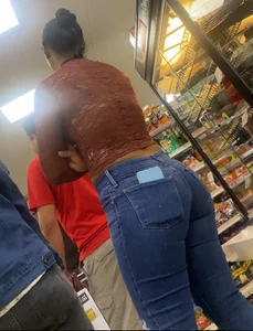 Latina ass in tight jeans