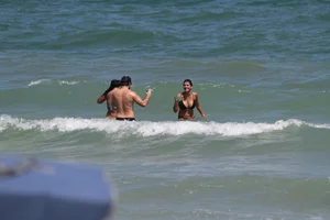 Collection of milfs in bikinis on the beach
