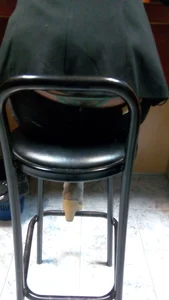 Thong Whaletail Creepshot - Girl Sitting on the Barstool