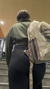 Tall/Skinny Short Haired College Girl Gets Upshotted And Flash Reveals Panties
