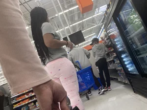Thick Teen, See thru Pink Leggings