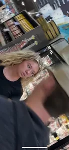 Cute blonde teen with a tight ass!
