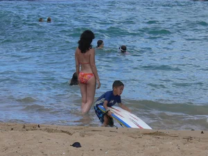 Beach and bikini girls