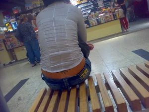 Huge collection of whale tails, ass cracks and panty peeks in public