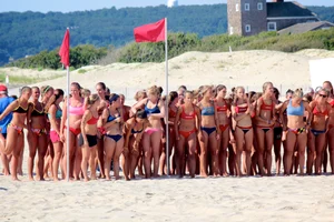 Bunch of sexy lifeguard tournament girls from 2013